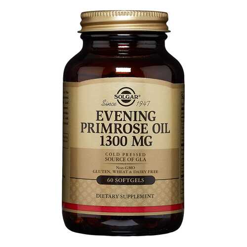 Evening Primrose Oil Solgar 1300 мг гелевые капсулы 60 шт. в Аптека 36,6