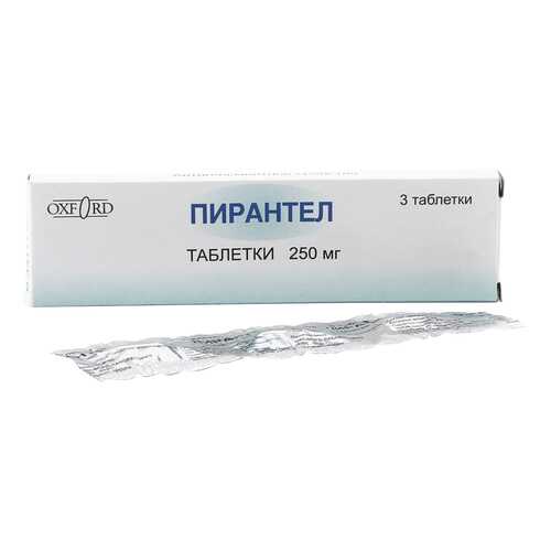 Пирантел таблетки 250 мг 3 шт. Polpharma в Аптека 36,6