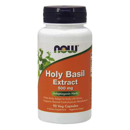 Для нервной системы NOW Holy Basil Extract 500 мг 90 капсул в Аптека 36,6