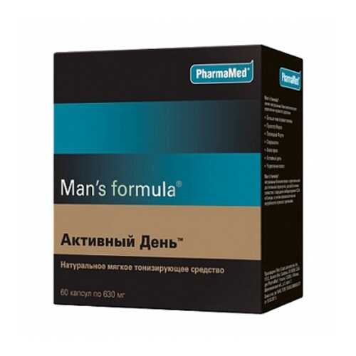 Man's formula PharmaMed активный день 30 капсул в Аптека 36,6