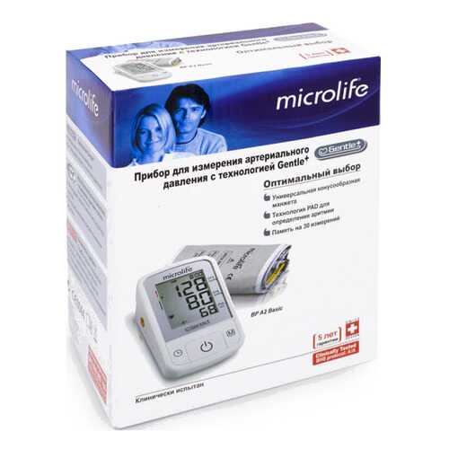 Тонометр Microlife BPA2 Basic автоматический на плечо в Аптека 36,6