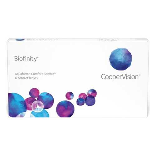 Контактные линзы Biofinity 6 линз -2,25 в Аптека 36,6