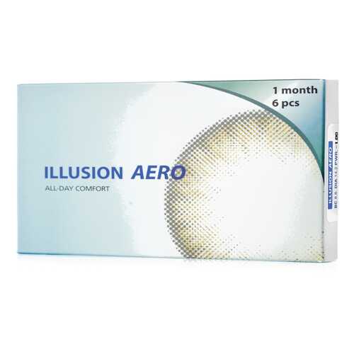 Контактные линзы ILLUSION Aero 6 линз R 8.6 -2.25D в Аптека 36,6