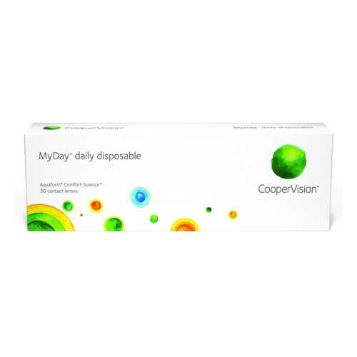 Контактные линзы MyDay Daily disposable 30 линз R 8,4 -1,00 в Аптека 36,6