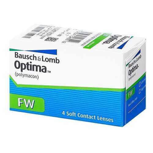 Контактные линзы Optima FW 4 линзы R 8,4 -8,50 в Аптека 36,6