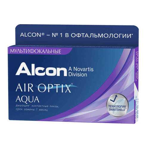 Контактные линзы Air Optix Aqua Multifocal 3 линзы high -7,00 в Аптека 36,6