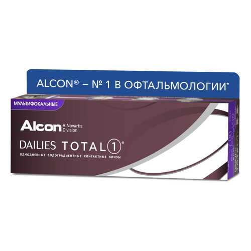 Контактные линзы Dailies Total1 Multifocal 30 линз High +2 R 8,5 +3,00 в Аптека 36,6