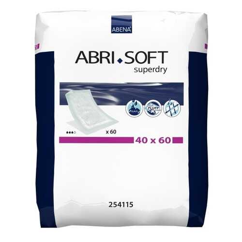 Впитывающие пеленки, 40x60 см, 60 шт. Abena Abri-Soft Superdry в Аптека 36,6