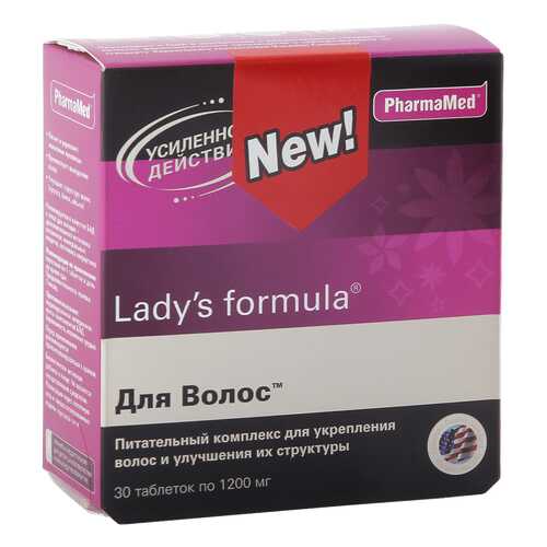 Lady's formula PharmaMed для волос таблетки 30 шт. в Аптека 36,6