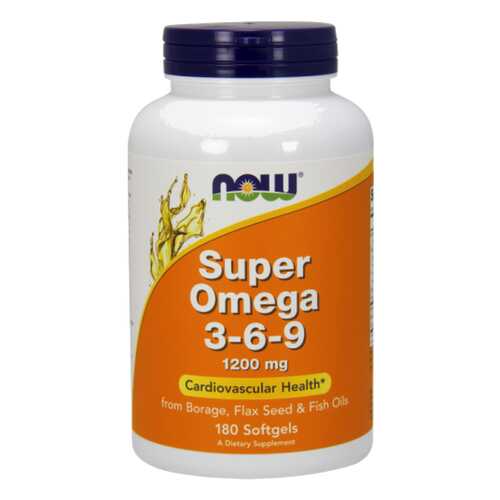 Omega 3-6-9 NOW Super 180 капс. в Аптека 36,6