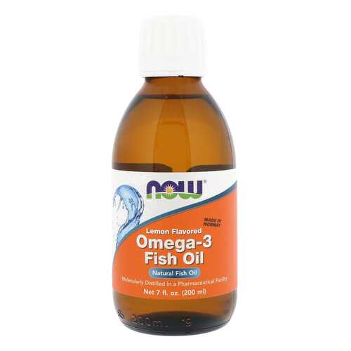 Рыбий жир Omega 3 Now 200 мл лимон в Аптека 36,6